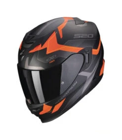 SCORPION EXO-520 EVO FULL FACE HELMET ELAN BLACK ORANGE