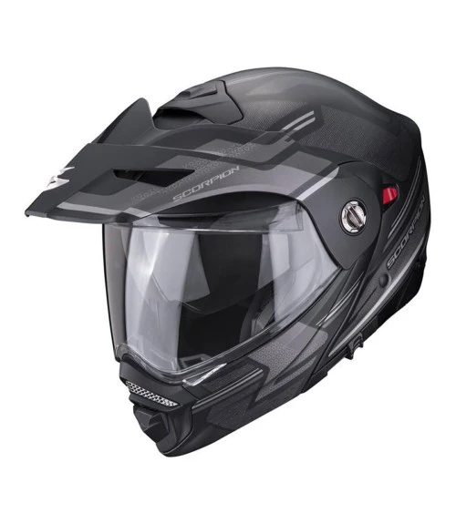 SCORPION ADX-2 CARRERA FLIP FRONT HELMET SILVER 3 SCORPION ADX-2 CARRERA FLIP FRONT HELMET SILVER