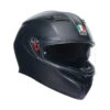 AGV K3 FULL FACE HELMET MATT BLACK -Motorcycle Accessories AGVK3P 1 75161.1689948912