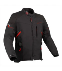 BERING COBALT WATERPROOF TEXTILE JACKET BLACK RED