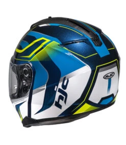HJC C-70 LANTIC FULL FACE HELMET YELLOW BLUE -Motorcycle Accessories C70LAN 3 09195.1659532756