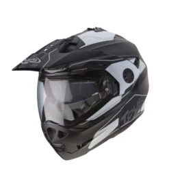 CABERG TOURMAX FLIP FRONT HELMET MARATHON MATT BLACK WHITE ANTHRACITE