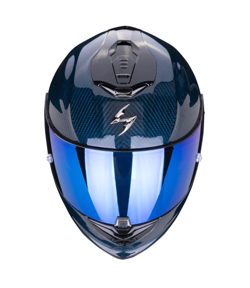 SCORPION EXO-1400 EVO CARBON FULL FACEHELMET BLUE 4 SCORPION EXO-1400 EVO CARBON FULL FACEHELMET BLUE - Image 2