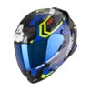 SCORPION EXO-491 SPIN FULL FACE HELMET BLUE YELLOW 2 SCORPION EXO-491 SPIN FULL FACE HELMET BLUE YELLOW -Motorcycle Accessories EX491S BLUE 1 19289.1688472074