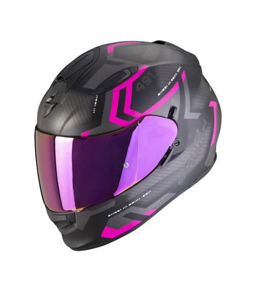 SCORPION EXO-491 SPIN FULL FACE HELMET PINK 3 SCORPION EXO-491 SPIN FULL FACE HELMET PINK