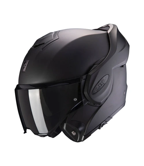 SCORPION EXO-TECH EVO FLIP FRONT HELMET MATT BLACK 5 SCORPION EXO-TECH EVO FLIP FRONT HELMET MATT BLACK - Image 3