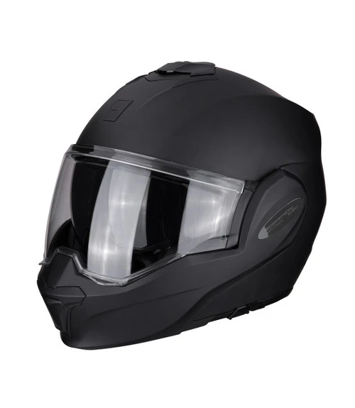 SCORPION EXO-TECH EVO FLIP FRONT HELMET MATT BLACK 4 SCORPION EXO-TECH EVO FLIP FRONT HELMET MATT BLACK - Image 2