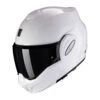 SCORPION EXO-TECH FLIP FRONT HELMET WHITE