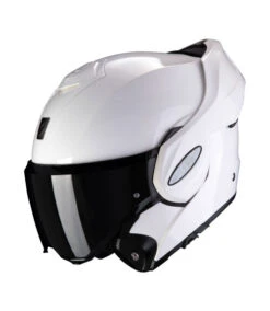 SCORPION EXO-TECH FLIP FRONT HELMET WHITE -Motorcycle Accessories EXTECHWHITE 4 84623.1657033826