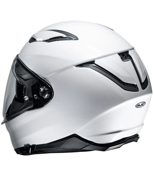 HJC F-70 PLAIN HJC HELMET WHITE 4 HJC F-70 PLAIN HJC HELMET WHITE - Image 2