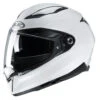HJC F-70 PLAIN HJC HELMET WHITE