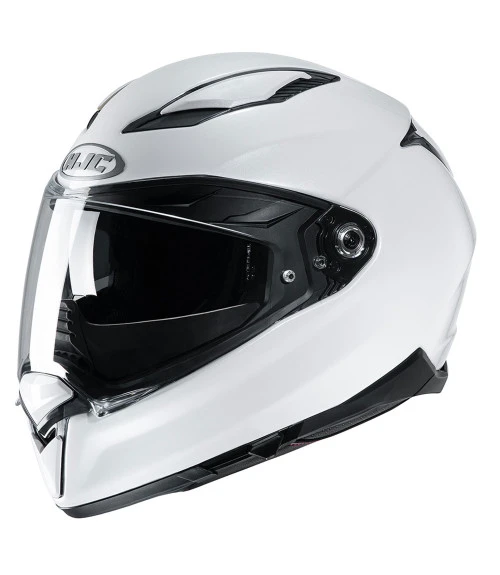 HJC F-70 PLAIN HJC HELMET WHITE 3 HJC F-70 PLAIN HJC HELMET WHITE