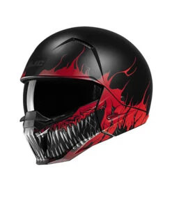 HJC I20 SCRAW OPEN FACE HELMET RED