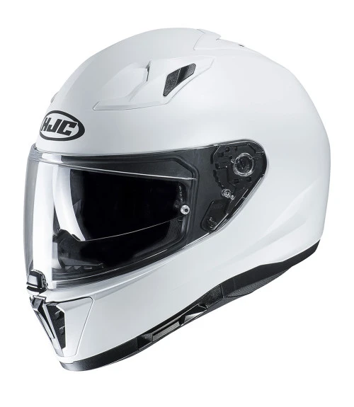 HJC I-70 PLAIN FULL FACE HELMET MATT WHITE 3 HJC I-70 PLAIN FULL FACE HELMET MATT WHITE