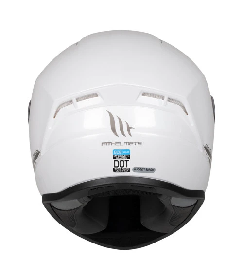 MT DRAKEN FULL FACE HELMET WHITE 5 MT DRAKEN FULL FACE HELMET WHITE - Image 3