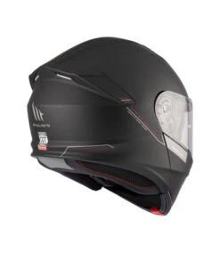 MT GENESIS FLIP FRONT HELMET MATT BLACK -Motorcycle Accessories MTGENP 4 36724.1692273059