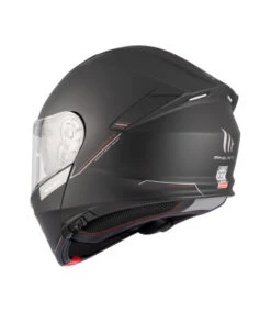 MT GENESIS FLIP FRONT HELMET MATT BLACK -Motorcycle Accessories MTGENP 6 11902.1692273059