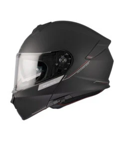 MT GENESIS FLIP FRONT HELMET MATT BLACK -Motorcycle Accessories MTGENP 7 65906.1692273059