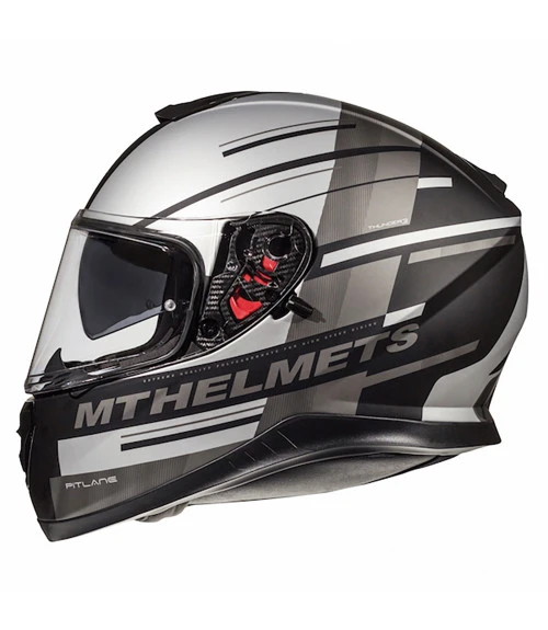 MT THUNDER 3 PITLANE FULL FACE HELMET GREY 4 MT THUNDER 3 PITLANE FULL FACE HELMET GREY - Image 2