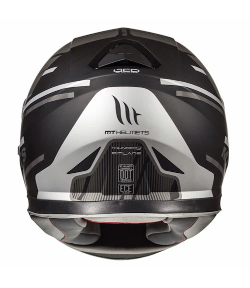 MT THUNDER 3 PITLANE FULL FACE HELMET GREY 5 MT THUNDER 3 PITLANE FULL FACE HELMET GREY - Image 3