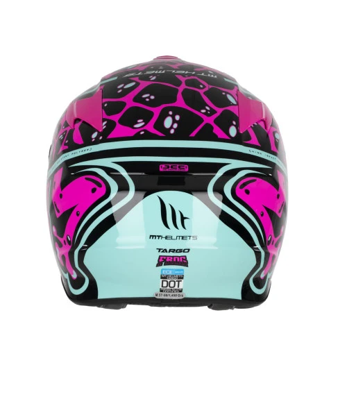 MT TARGO FROG FULL FACE HELMET PINK 6 MT TARGO FROG FULL FACE HELMET PINK - Image 4