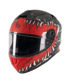 MT TARGO KRAKEN FULL FACE HELMET BLACK