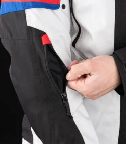 OXFORD ROCKLAND JACKET ARCTIC BLACK RED -Motorcycle Accessories OXJROC 11 54596.1689429403