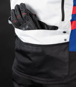 OXFORD ROCKLAND JACKET ARCTIC BLACK RED -Motorcycle Accessories OXJROC 14 82993.1689429406