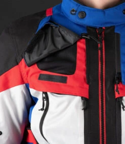 OXFORD ROCKLAND JACKET ARCTIC BLACK RED -Motorcycle Accessories OXJROC 6 75113.1689429408