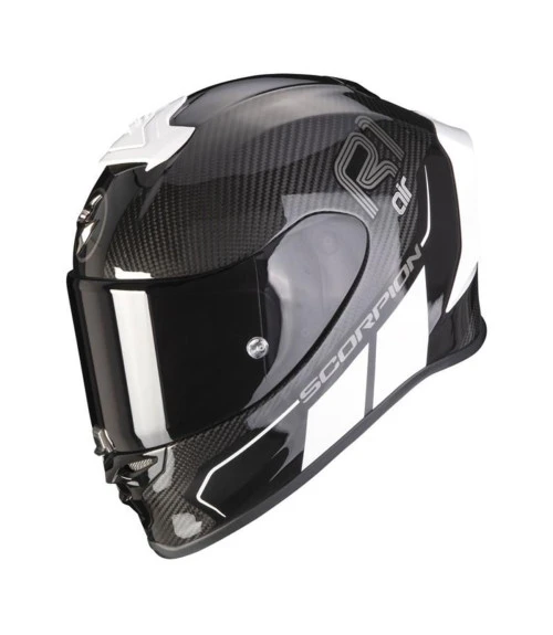SCORPION R1-AIR EVO CARBON CORPUS 2 FULL FACEHELMET WHITE 3 SCORPION R1-AIR EVO CARBON CORPUS 2 FULL FACEHELMET WHITE