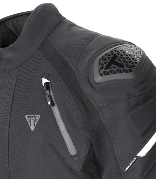 TRIUMPH TRITECH WATERPROOF TEXTILE JACKET BLACK 7 TRIUMPH TRITECH WATERPROOF TEXTILE JACKET BLACK - Image 5