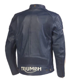 TRIUMPH BRADDAN AIR RACE LEATHER JACKET BLUE 12 TRIUMPH BRADDAN AIR RACE LEATHER JACKET BLUE -Motorcycle Accessories TR2332 3 29131.1677666667