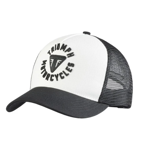 TRIUMPH TAYLOR TRUCKER CAP WHITE 3 TRIUMPH TAYLOR TRUCKER CAP WHITE