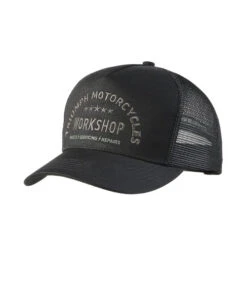 TRIUMPH WORKSHOP TRUCKER CAP BLACK