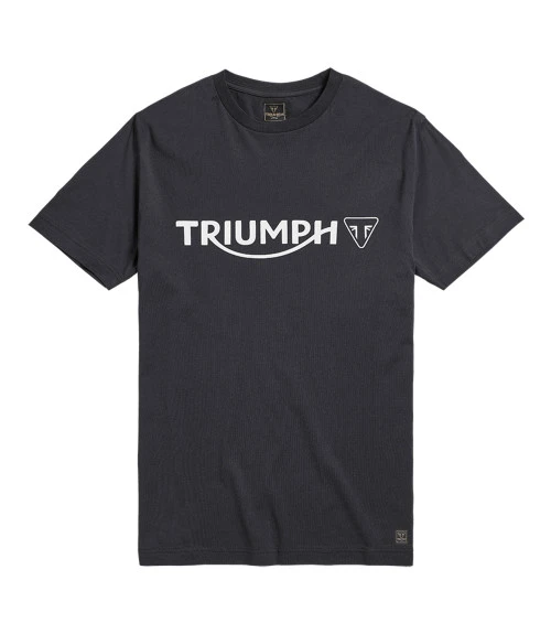 TRIUMPH CARTMEL LOGO TEE BLACK 3 TRIUMPH CARTMEL LOGO TEE BLACK