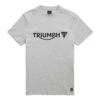 TRIUMPH CARTMEL LOGO TEE GREY MARL -Motorcycle Accessories TT0035GREY 1 84191.1677682397
