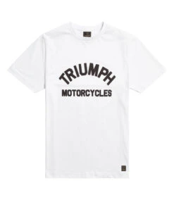 TRIUMPH BURNHAM TEE WHITE