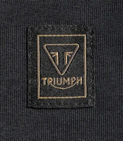 TRIUMPH LADIES MELROSE TEE BLACK -Motorcycle Accessories TT0056BLACK 4 24523.1677684251