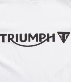 TRIUMPH LADIES MELROSE TEE WHITE -Motorcycle Accessories TT0056WHITE 3 92681.1677684046
