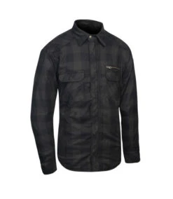 VENTI MENS ROGUE KEVLAR RIDING SHIRT BLACK GREY