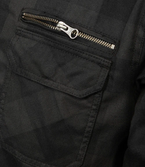 VENTI LADIES ROGUE KEVLAR RIDING SHIRT BLACK GREY 6 VENTI LADIES ROGUE KEVLAR RIDING SHIRT BLACK GREY - Image 4