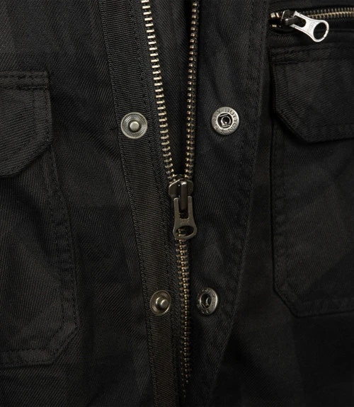 VENTI LADIES ROGUE KEVLAR RIDING SHIRT BLACK GREY 8 VENTI LADIES ROGUE KEVLAR RIDING SHIRT BLACK GREY - Image 6