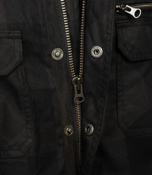 VENTI MENS ROGUE KEVLAR RIDING SHIRT BLACK GREY 8 VENTI MENS ROGUE KEVLAR RIDING SHIRT BLACK GREY - Image 6