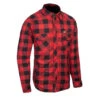 VENTI MENS ROGUE KEVLAR RIDING SHIRT BLACK RED -Motorcycle Accessories VEC303RED 1 65059.1677257986