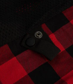 VENTI MENS ROGUE KEVLAR RIDING SHIRT BLACK RED -Motorcycle Accessories VEC303RED 9 16968.1677325433