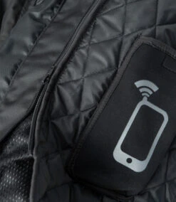 VENTI DESCENT WATERPROOF TEXTILE JACKET BLACK GREY -Motorcycle Accessories VEJ201GREY 3 53817.1678790414