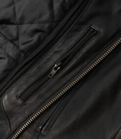 VENTI MENS IGNITION LEATHER JACKET BLACK 16 VENTI MENS IGNITION LEATHER JACKET BLACK -Motorcycle Accessories VEL303BLACK 8 80886.1677250386