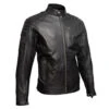 VENTI MENS DESCENT LEATHER JACKET BLACK 1 VENTI MENS DESCENT LEATHER JACKET BLACK -Motorcycle Accessories VEL911 1 34930.1693829272