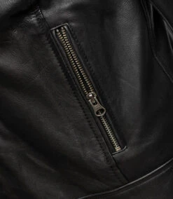 VENTI MENS DESCENT LEATHER JACKET BLACK -Motorcycle Accessories VEL911 4 54076.1693829274