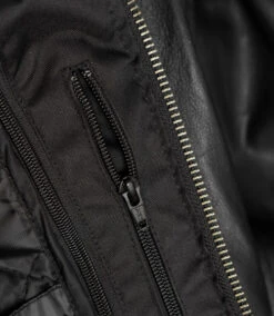 VENTI MENS DESCENT LEATHER JACKET BLACK -Motorcycle Accessories VEL911 6 20848.1693829273